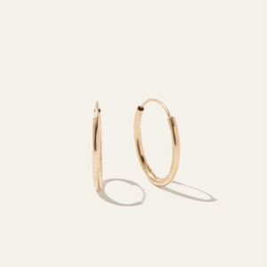 Mejuri 14K Gold Everyday Hoops